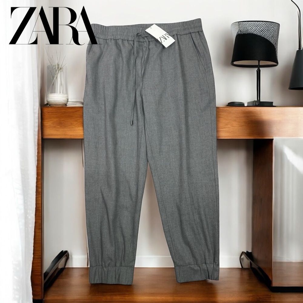 NWT Zara Gray Dress Pant Joggers